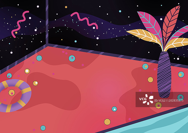 泳池派对图片素材