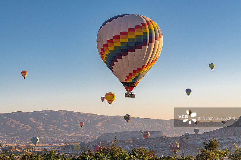 土耳其热气球旅行图片素材