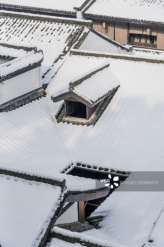 杭州雪景图片素材