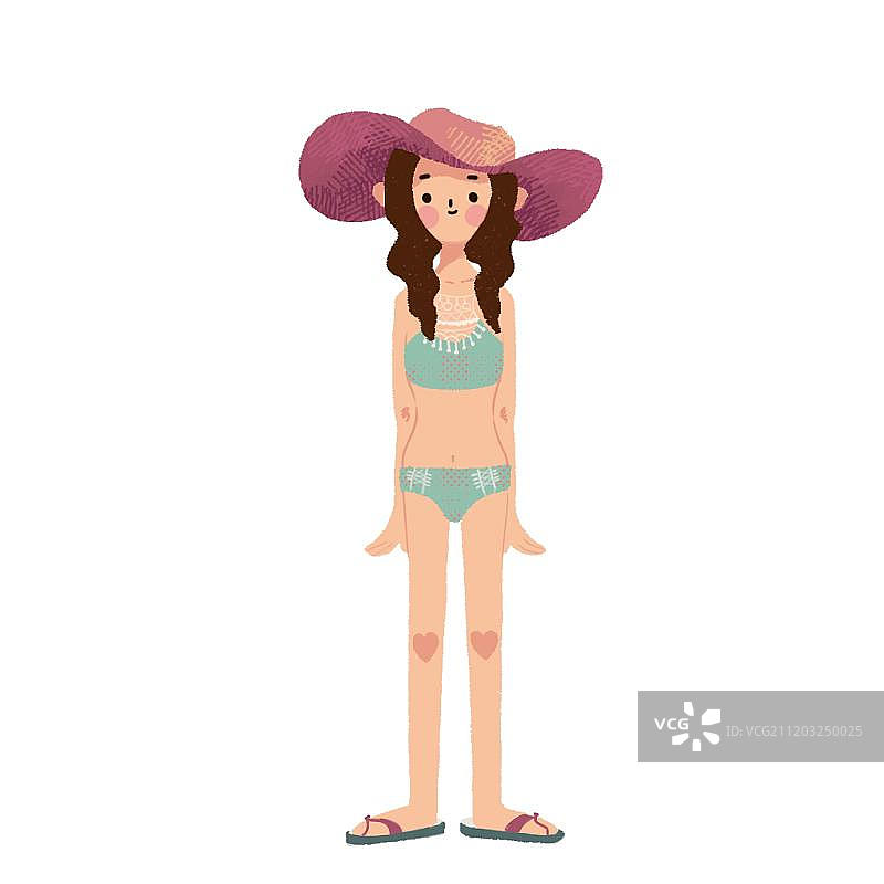 穿比基尼的女性图片素材