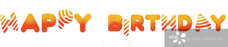 生日英文字母图片素材