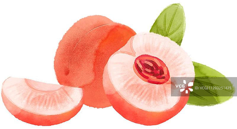 可口的水蜜桃图片素材