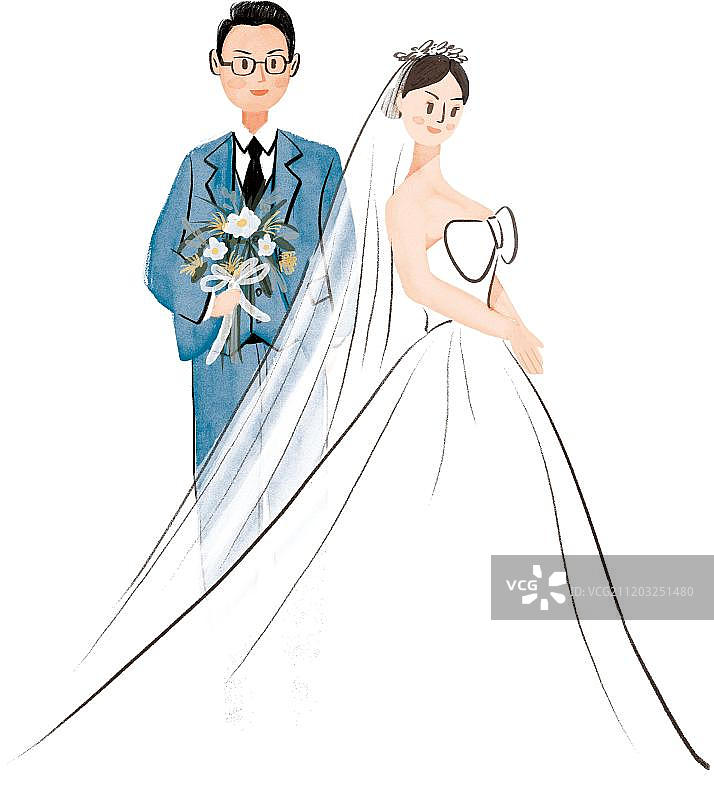 小清新婚礼图片素材