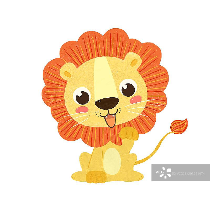 小狮子图片素材