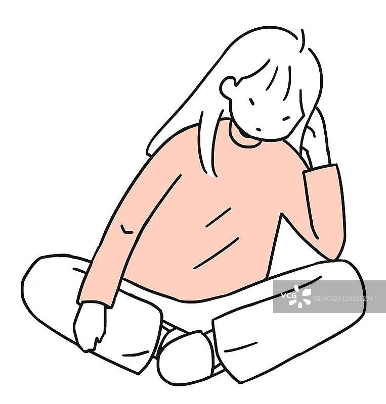 可爱少女图片素材