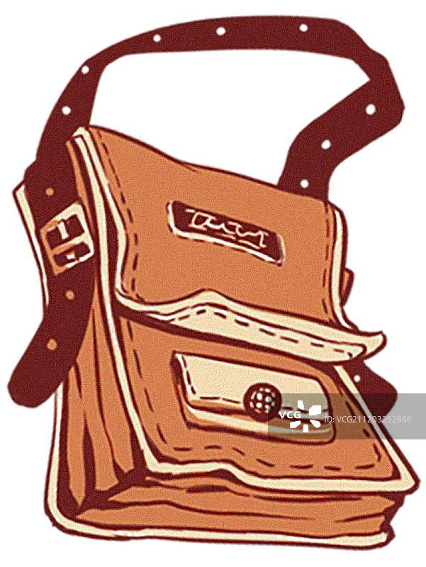 复古的书包图片素材