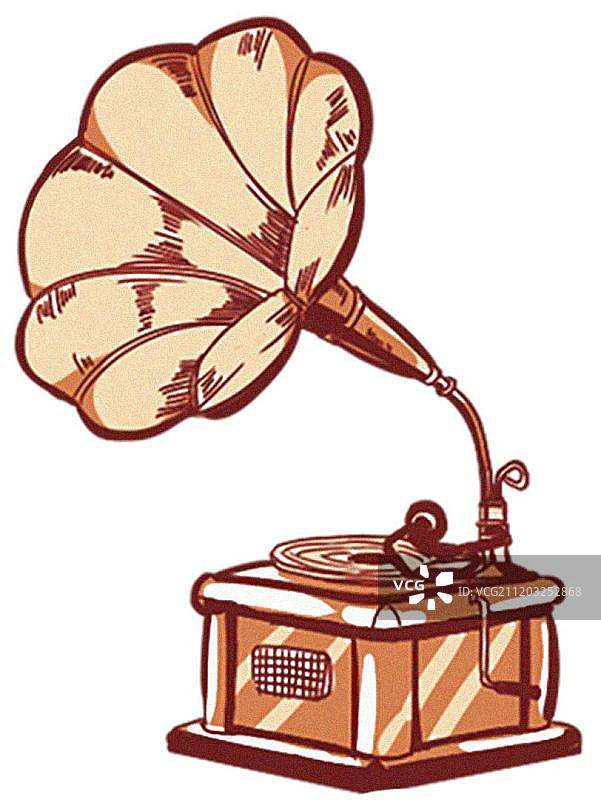 复古的留声机图片素材