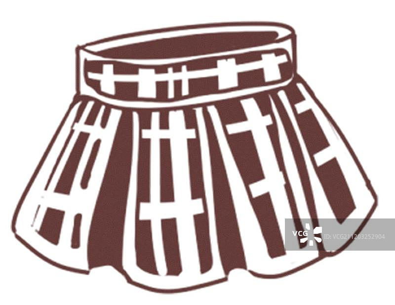 百褶裙图片素材