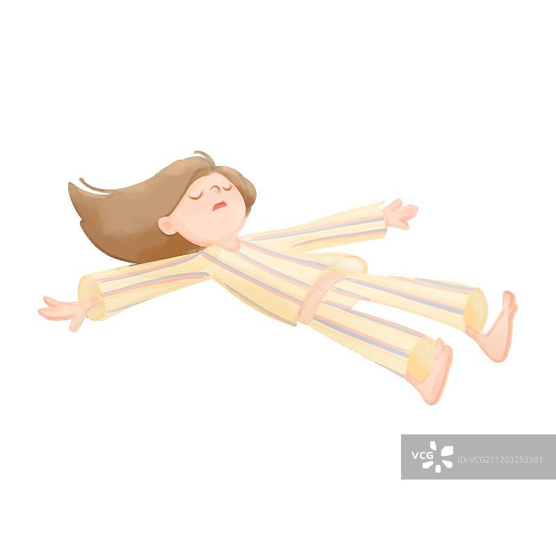 漂浮的女孩图片素材