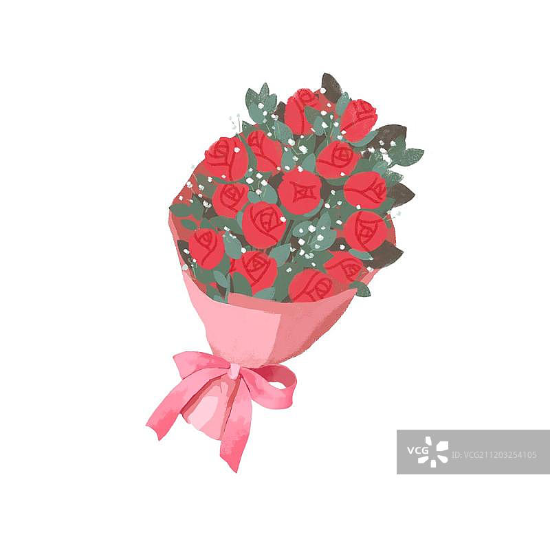 玫瑰花束图片素材
