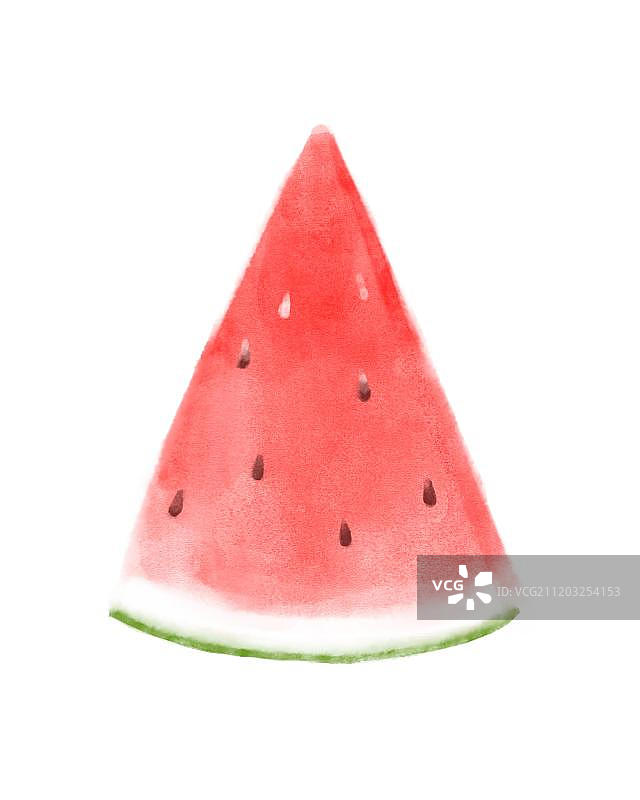 水彩西瓜图片素材