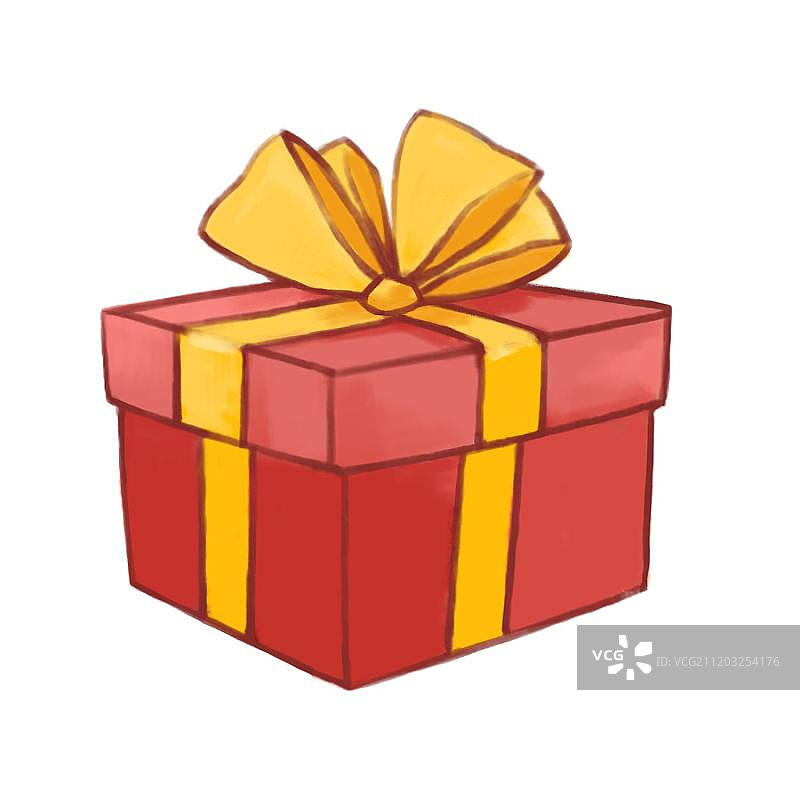 红色礼物盒图片素材