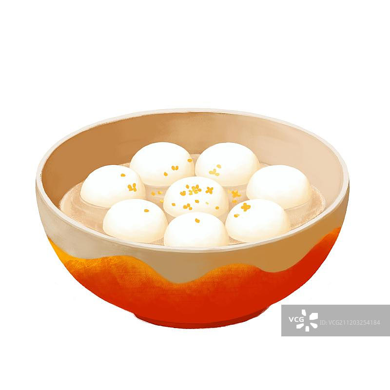一碗汤圆图片素材