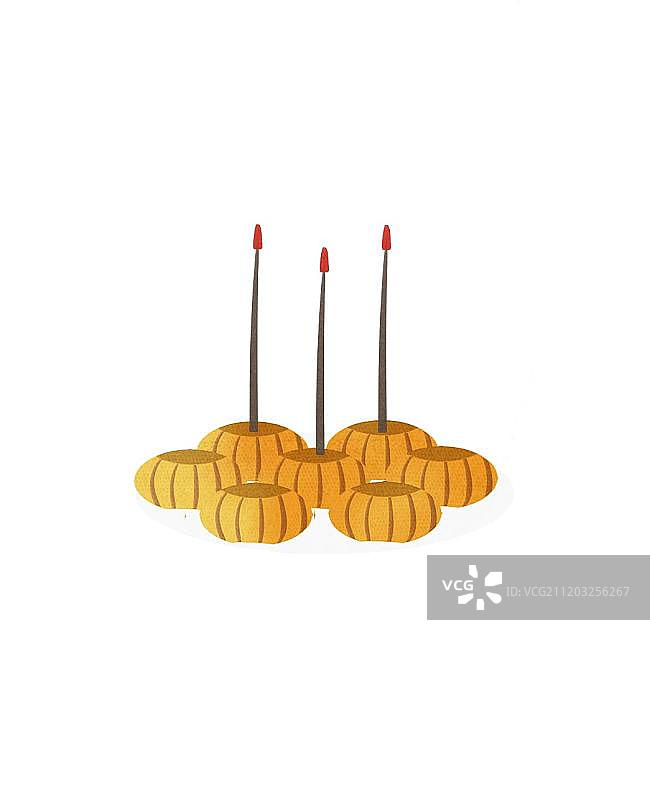 小清新风格糖瓜粘图片素材