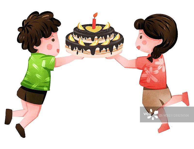 小清新风格庆祝生日图片素材