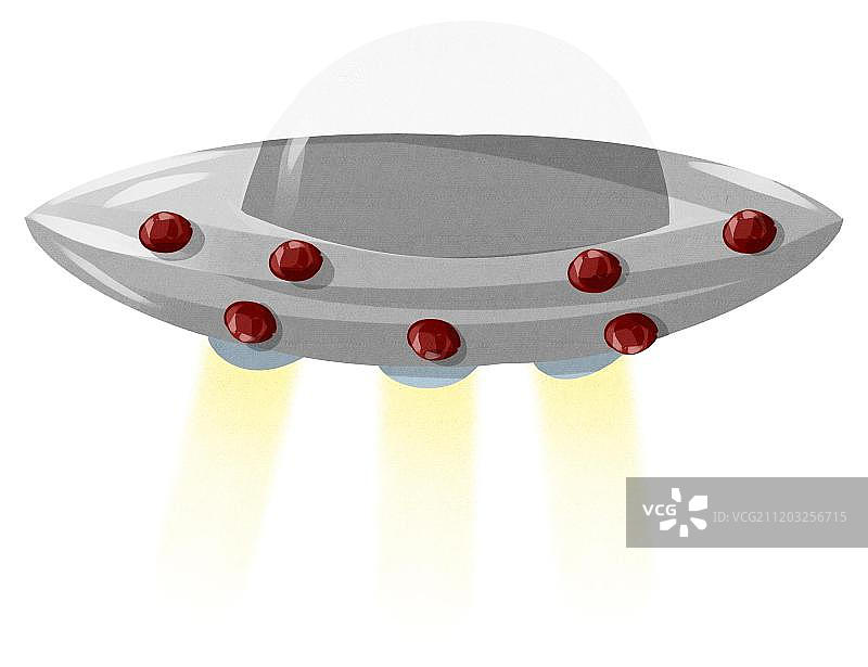 小清新风格飞船图片素材