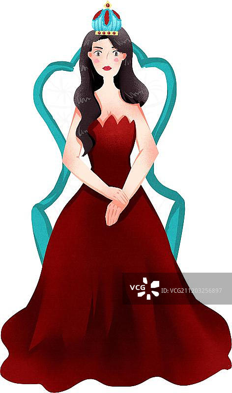 小清新风格女王图片素材