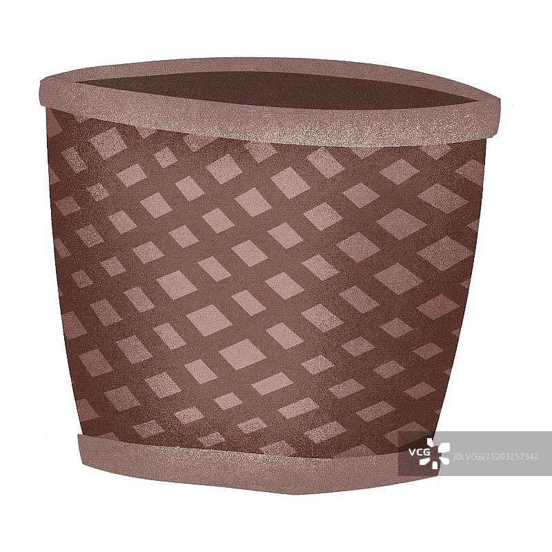 小清新风格竹筐图片素材