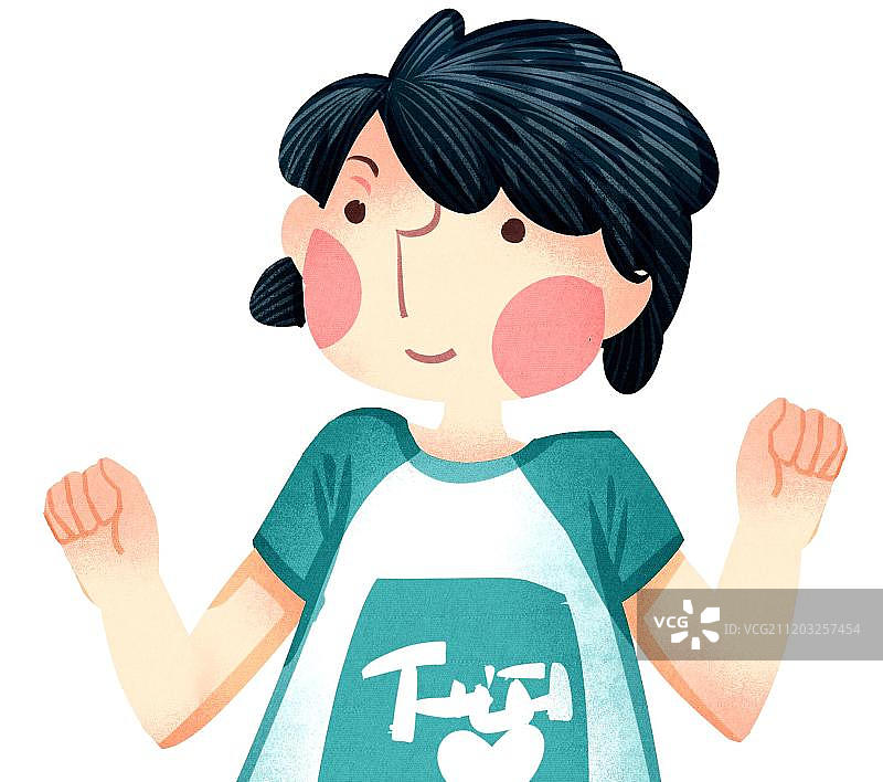 小清新风格男孩图片素材