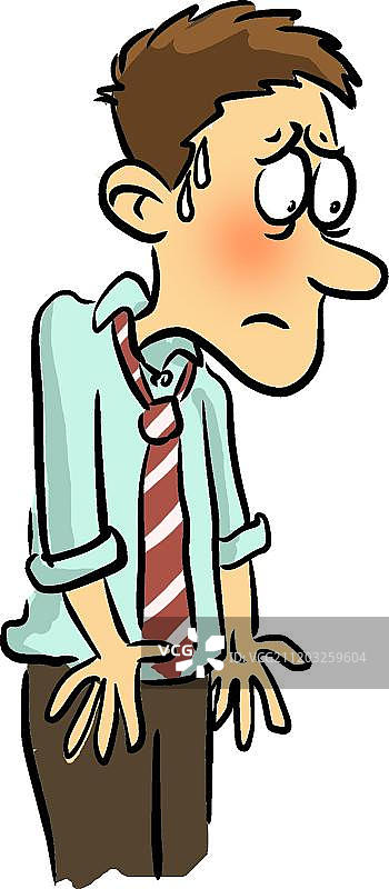 垂头丧气的男人图片素材