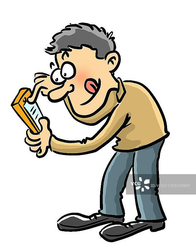 玩手机的男人图片素材