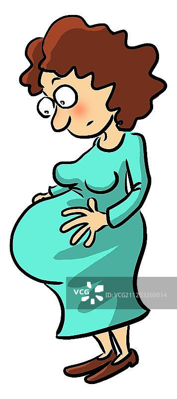 怀孕的母亲图片素材
