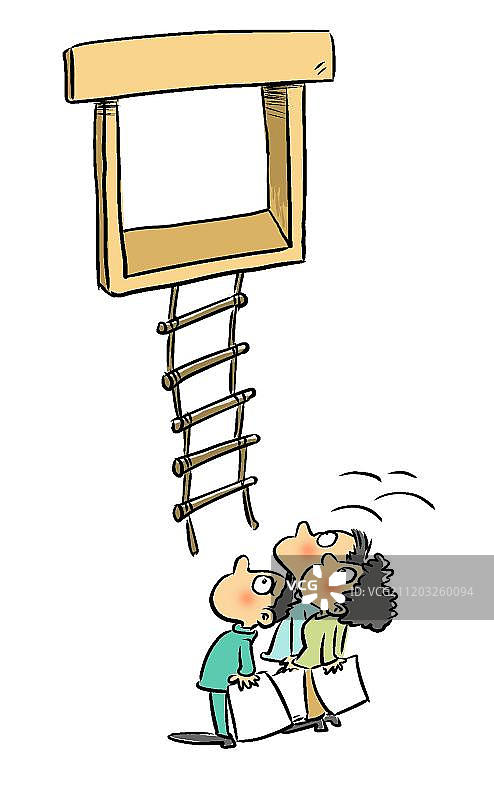 高高在上的服务窗口图片素材