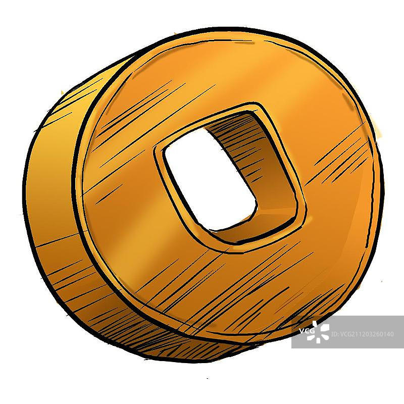 厚重的金钱币图片素材