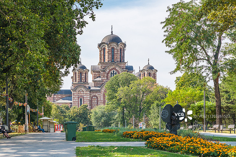贝尔格莱德圣马可大教堂图片素材