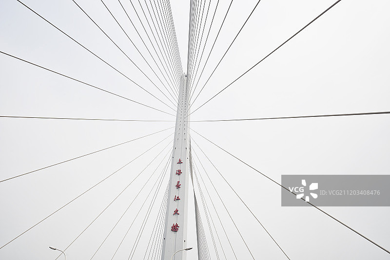 上海四通八达交通高速公路桥隧建设图片素材