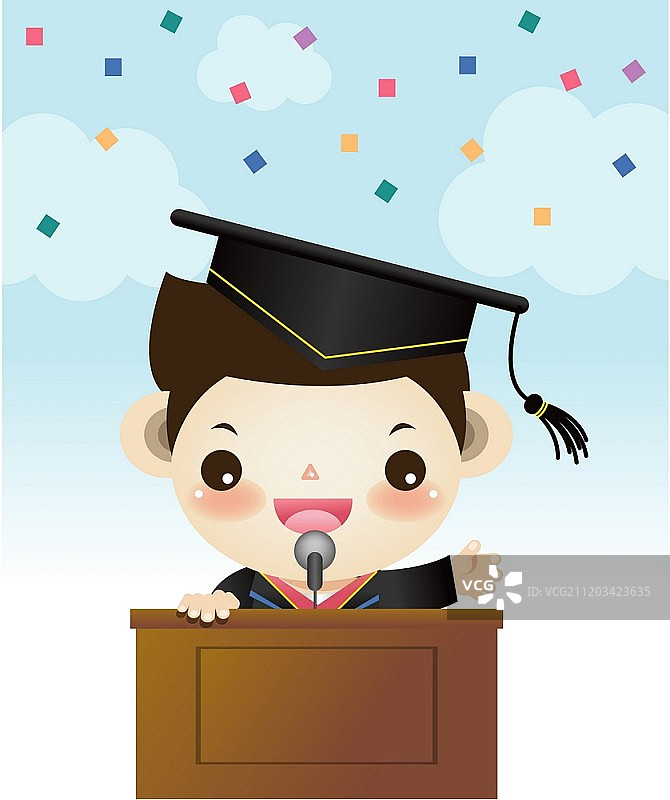 学生庆祝毕业图片素材