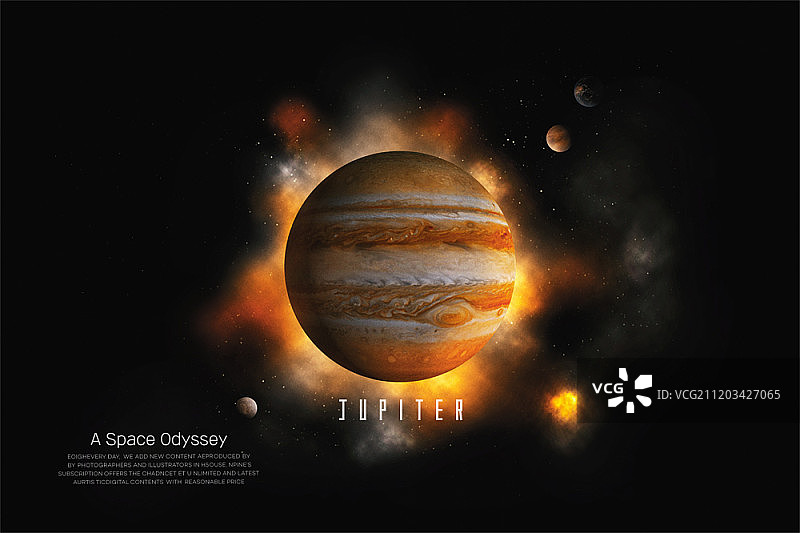 太阳系行星3D图图片素材