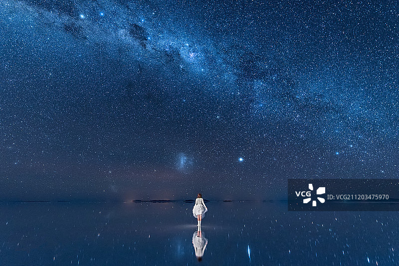 星空之镜图片素材