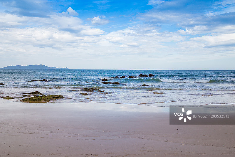 海南清水湾沙滩图片素材