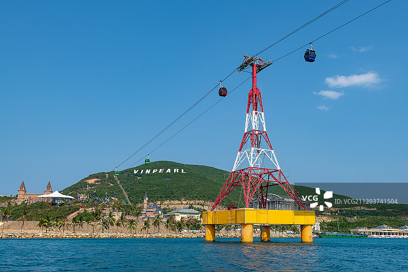越南芽庄市珍珠岛乐园图片素材