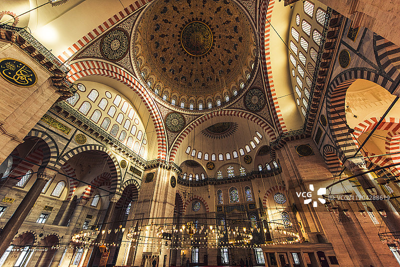 伊斯坦布尔苏莱曼清真寺图片素材