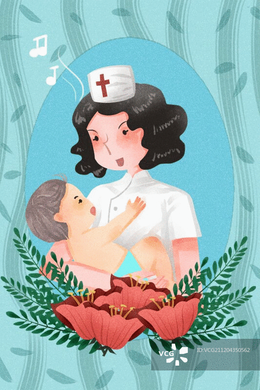 可爱小清新护士节图片素材