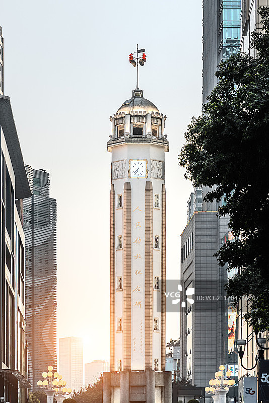 重庆解放碑中央商务区图片素材