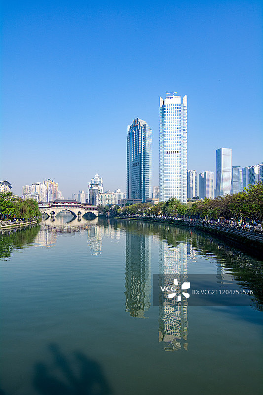 成都九眼桥风光图片素材