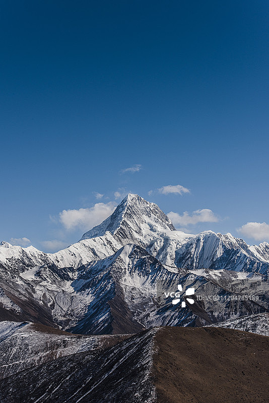 贡嘎山图片素材