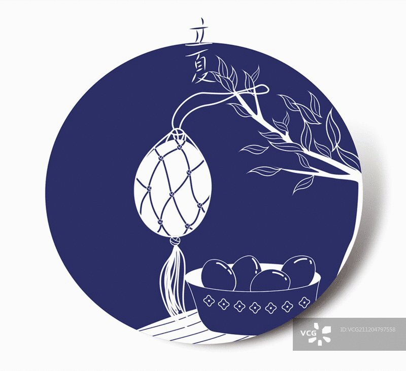 24节气标识 立夏图片素材