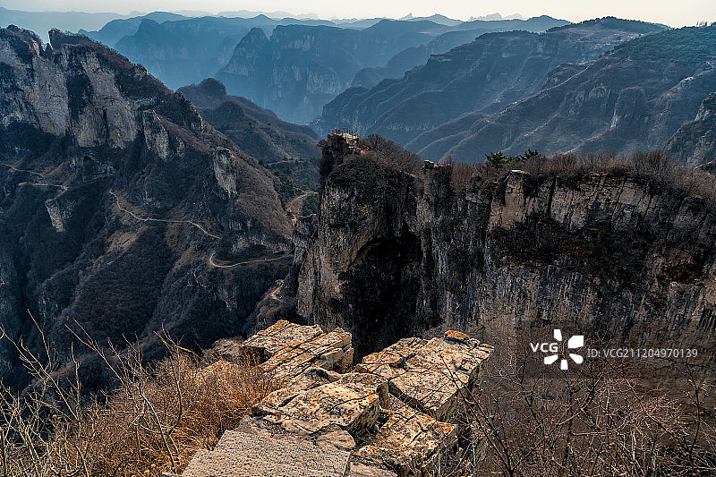 山西省南太行山王莽岭风景区户外风光图片素材