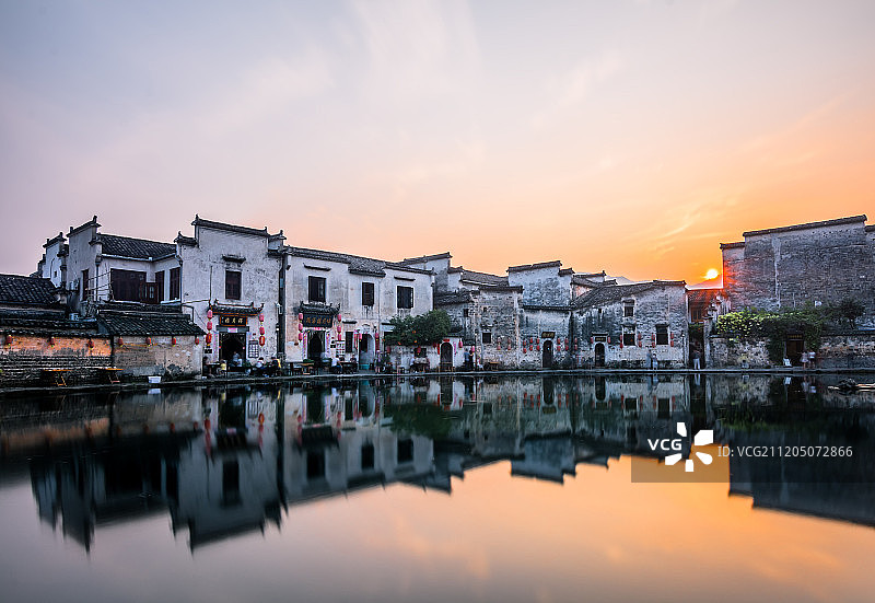 宏村月沼图片素材