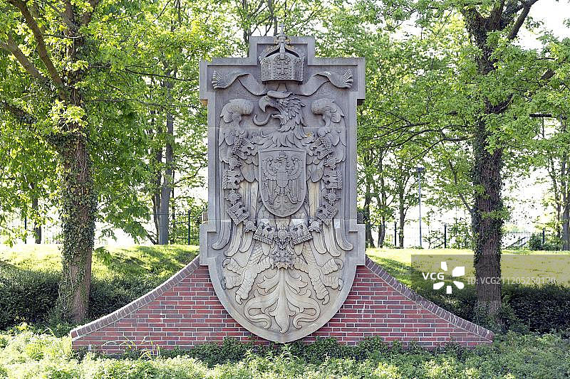 前格林塔尔高桥上的鹰徽，德国图片素材