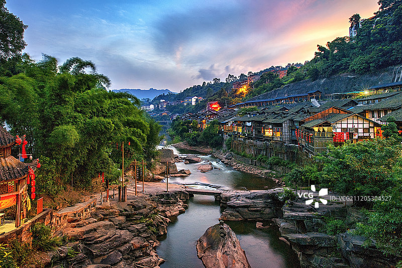 重庆中山古镇图片素材