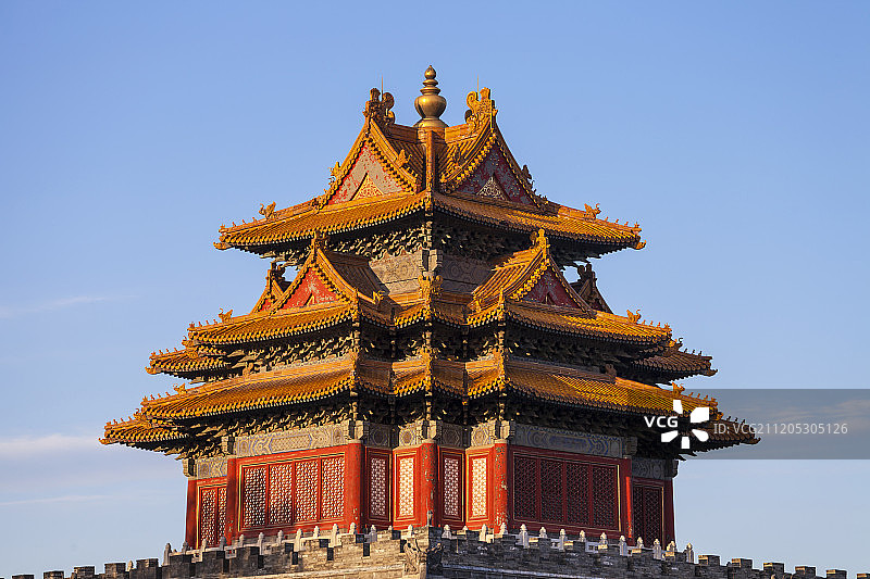 北京故宫角楼图片素材