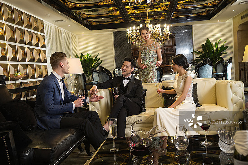 商务人士聚会图片素材