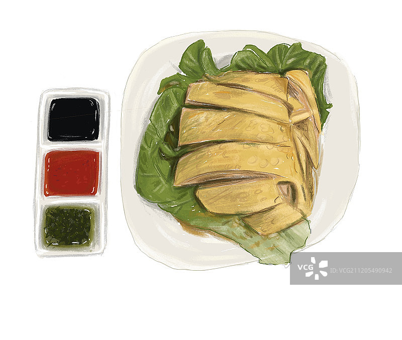 海南鸡饭图片素材