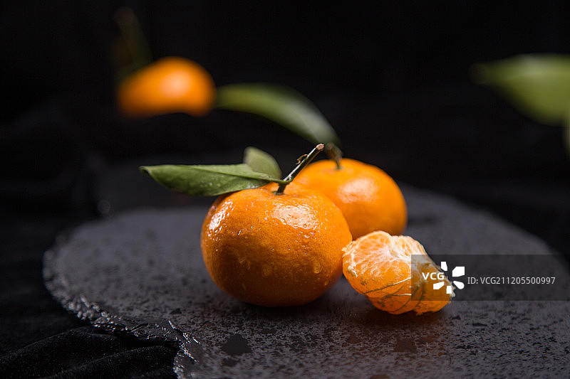 新鲜的桔子图片素材