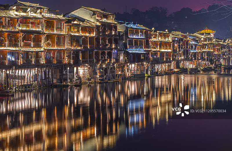 湖南湘西凤凰古城图片素材